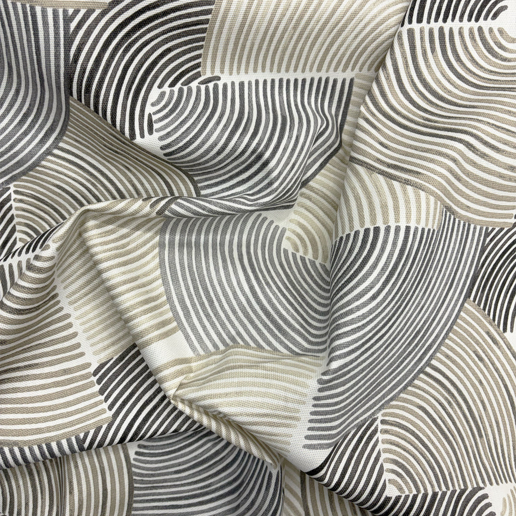 stain-resistant resin-coated cotton for tablecloth / abstract pattern