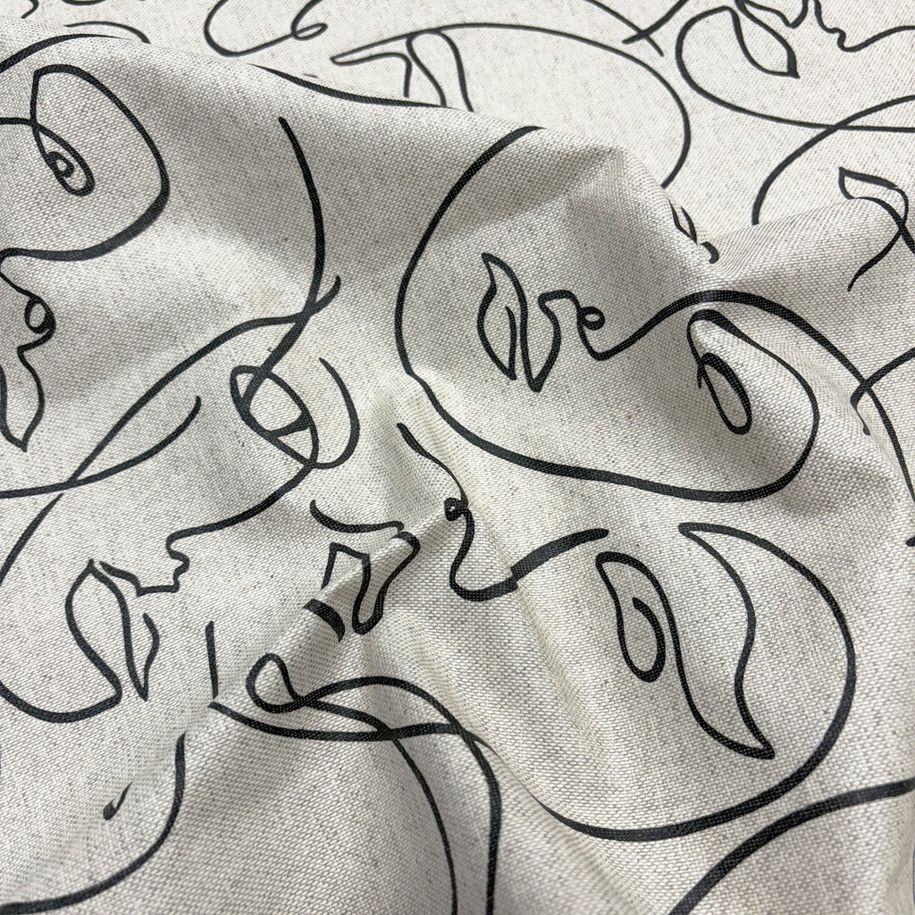 stain-resistant resin-coated cotton for tablecloth / face pattern