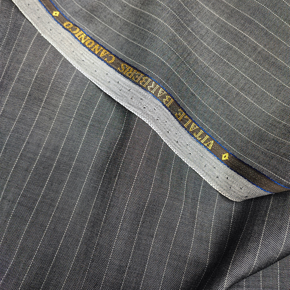 Vitale Barberis Canonico summer pinstripe jacket in wool and kid