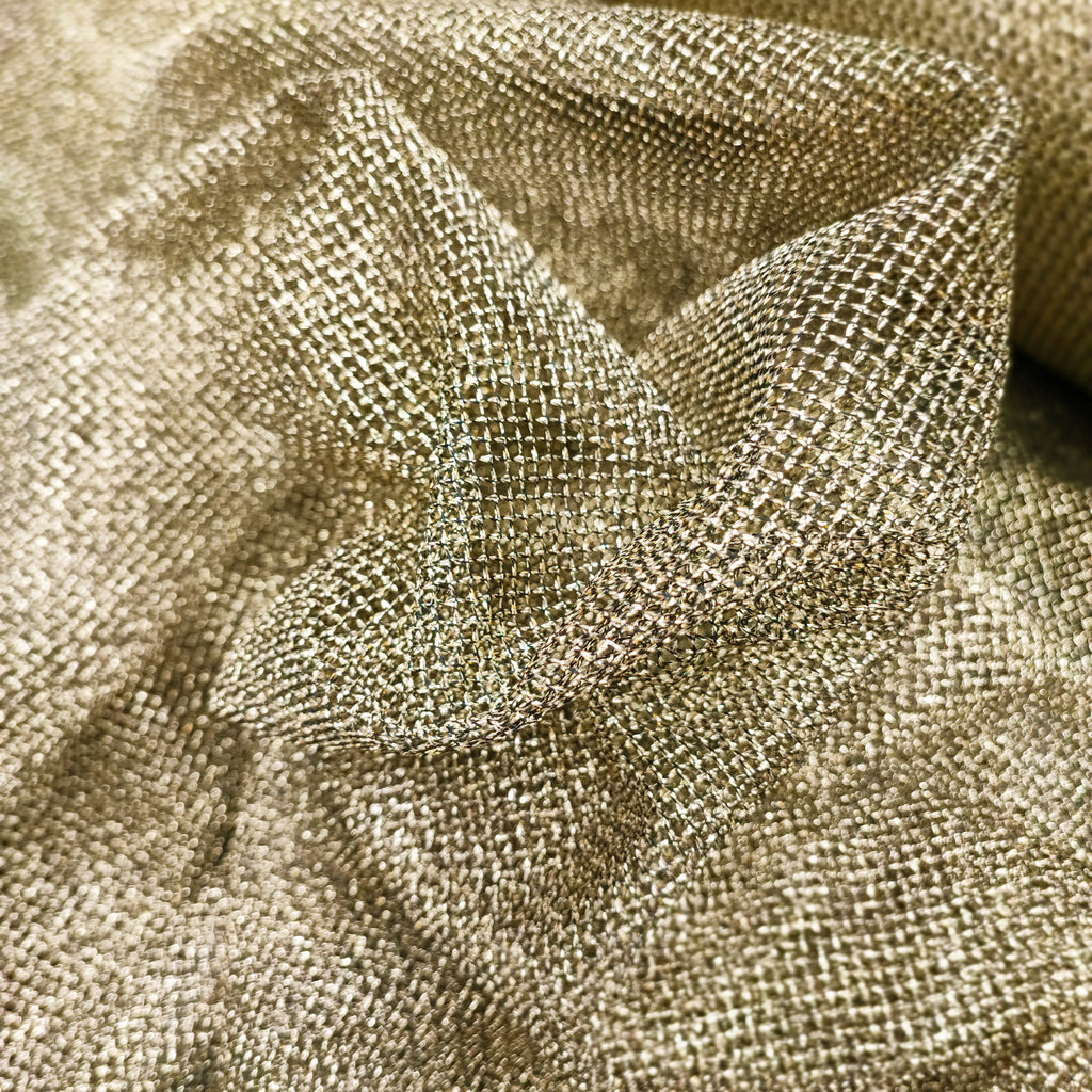 iridescent gold tulle net