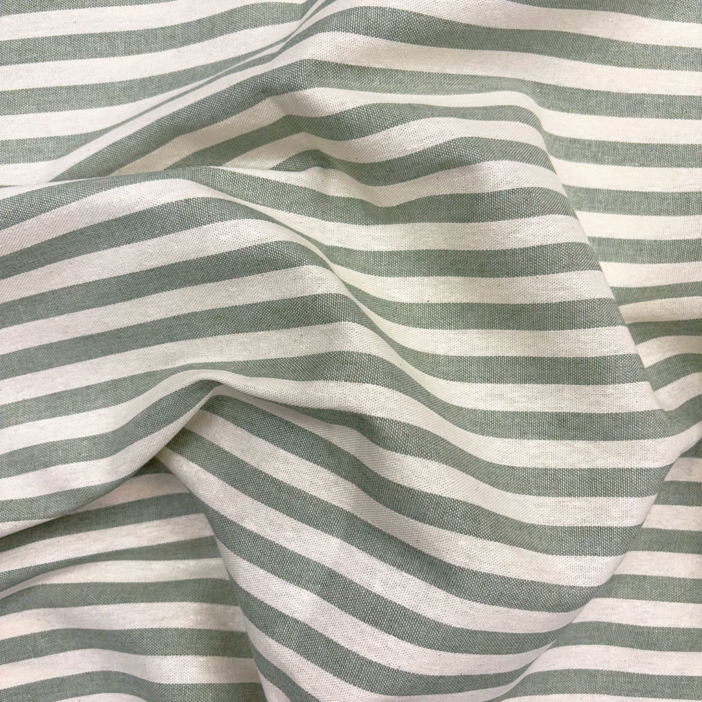 cotton furniture / green stripe
