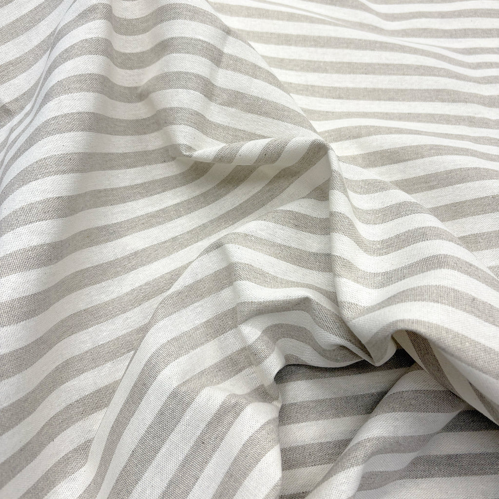 cotton furniture / ecru stripe