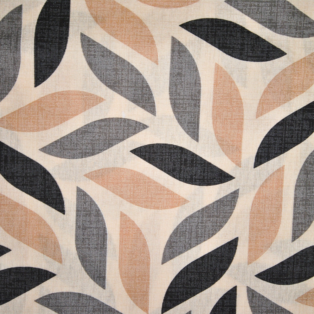 Coated stain-resistant cotton tablecloth / abstract pattern