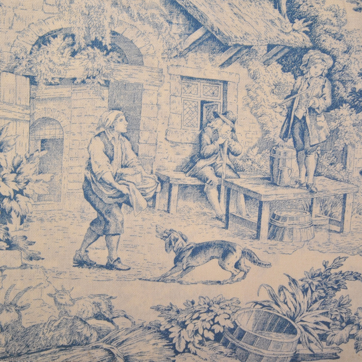 Toile de Jouy Verde Medio al Metro | MADE IN ITALY | 100%Cotone | Altezza 180 cm Toile de Jouy Verde Medio al Metro | MADE IN ITALY | 100%Cotone | Altezza 180 cm