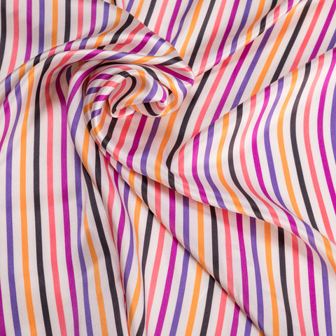 Striped silk