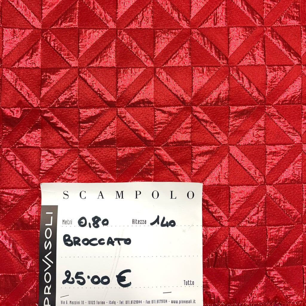 silk brocade remnant