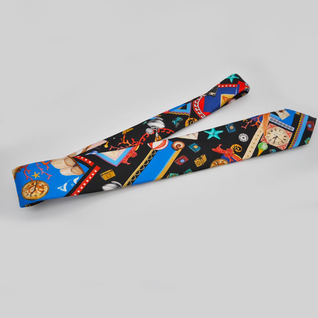 Cravatta in seta - disegno miniature
