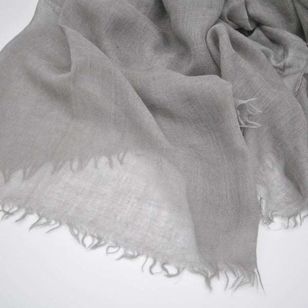 Scialle In Viscosa E Acrilico - Pashmina Elegante 203x70 Cm Con Frange - Foto 11