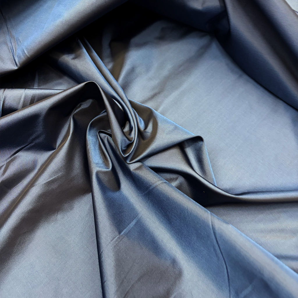 cupro bemberg lining - iridescent sonia feather / sugar paper