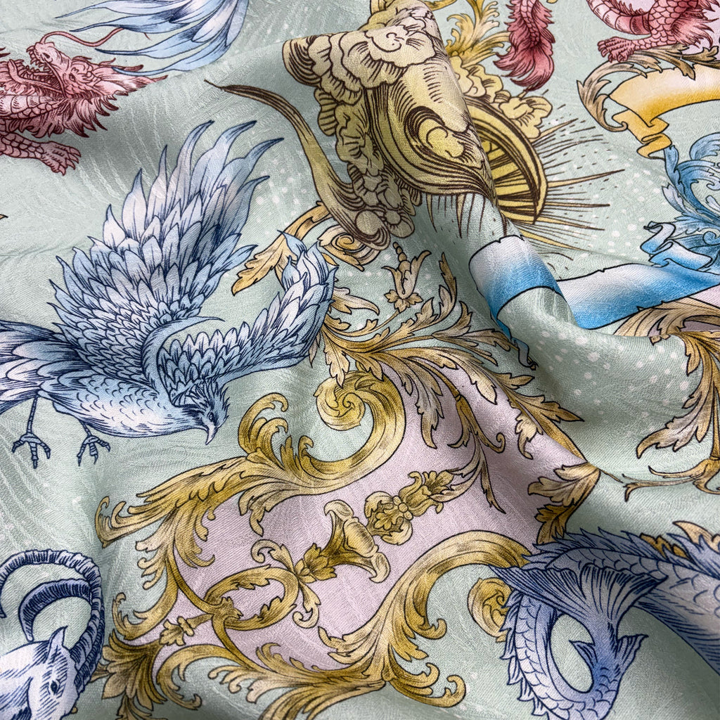 lino cotone e seta / fantasia 1
