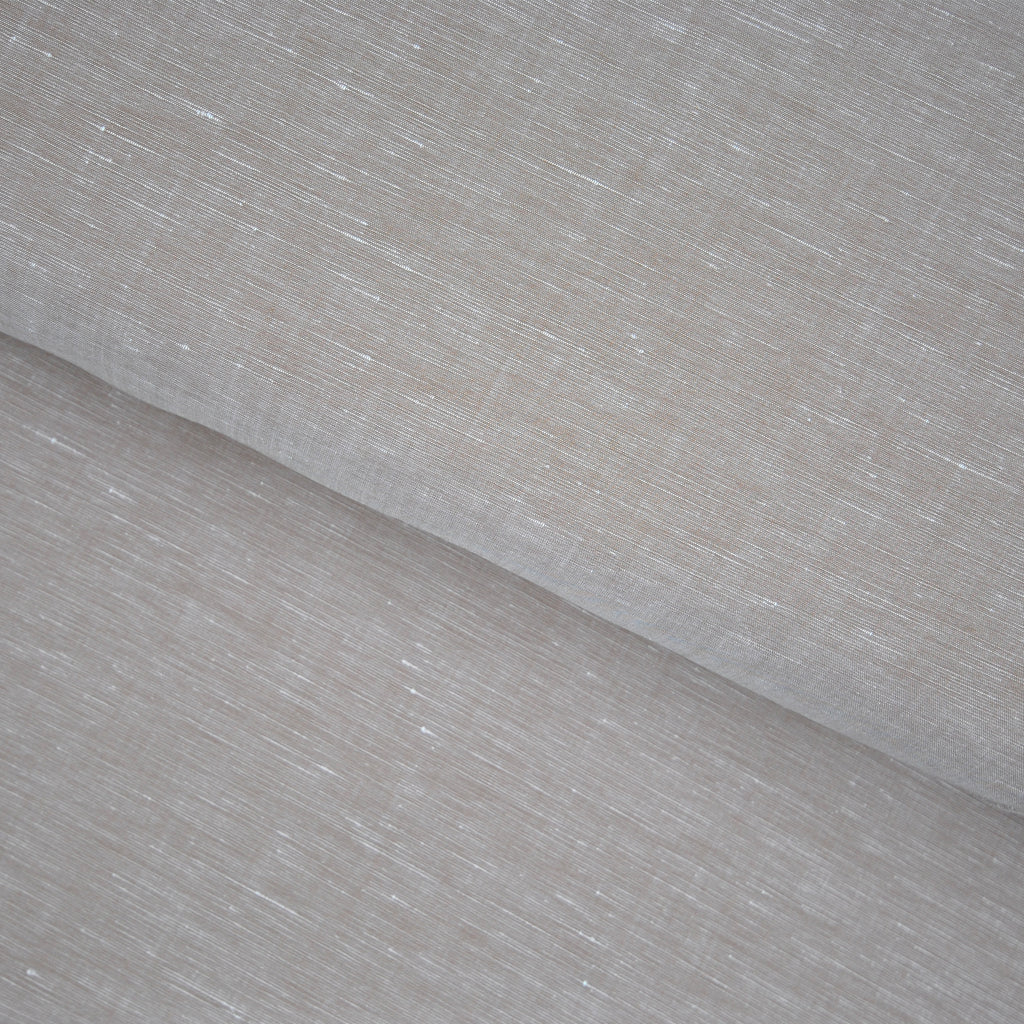 lino e cotone da camicia / beige