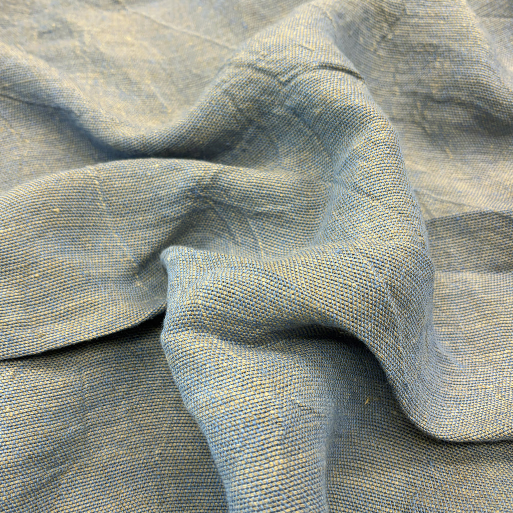 lino Nattè / azzurro e avorio