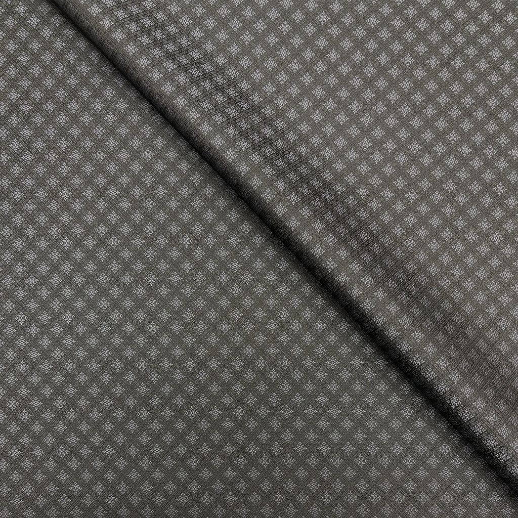 tessuto cerimonia uomo / micro disegno in grigio e nero