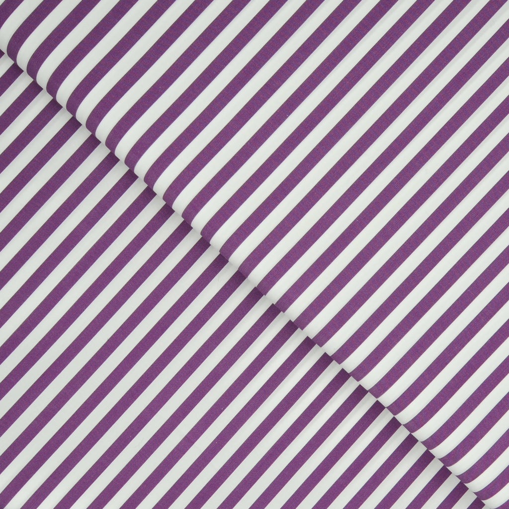 striped cotton poplin / design 35 