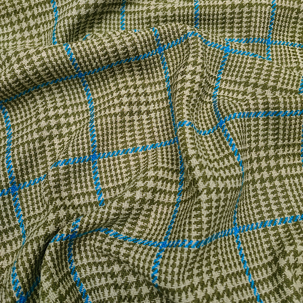 Prince of Wales check in linen, wool and silk / color 2