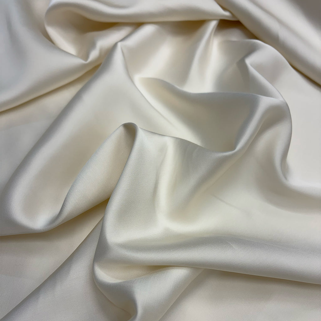 raso di viscosa da camicia / avorio