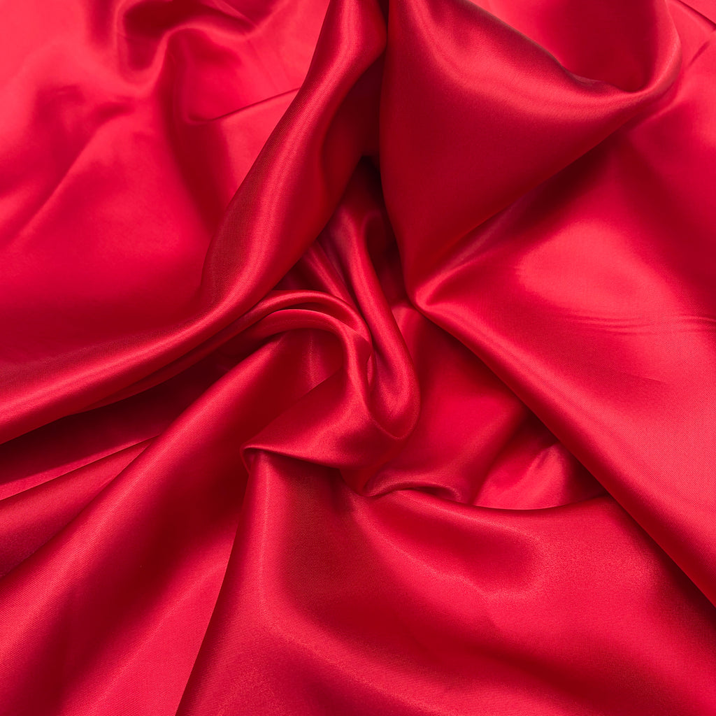 lining satin / red