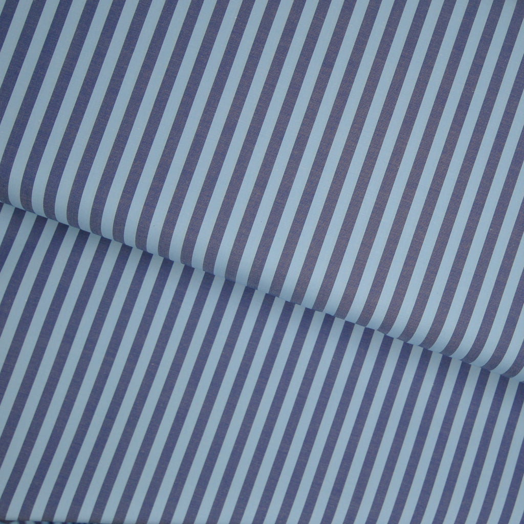 striped cotton poplin / design 50