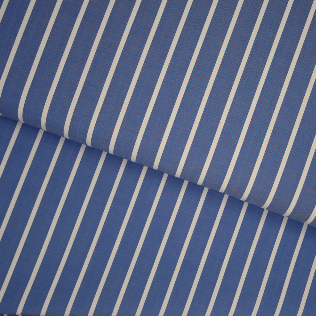 striped cotton poplin / design 52