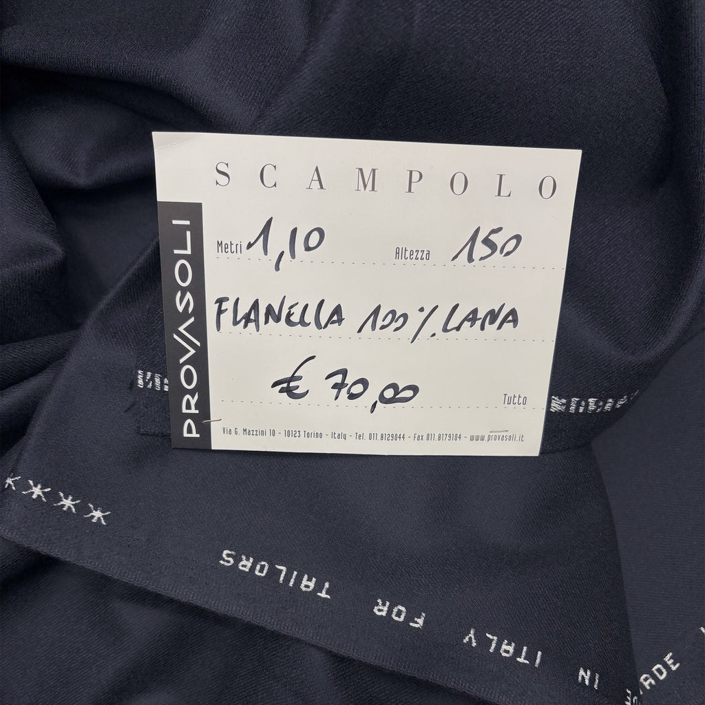 remnant of a fresh wool pinstriped piece