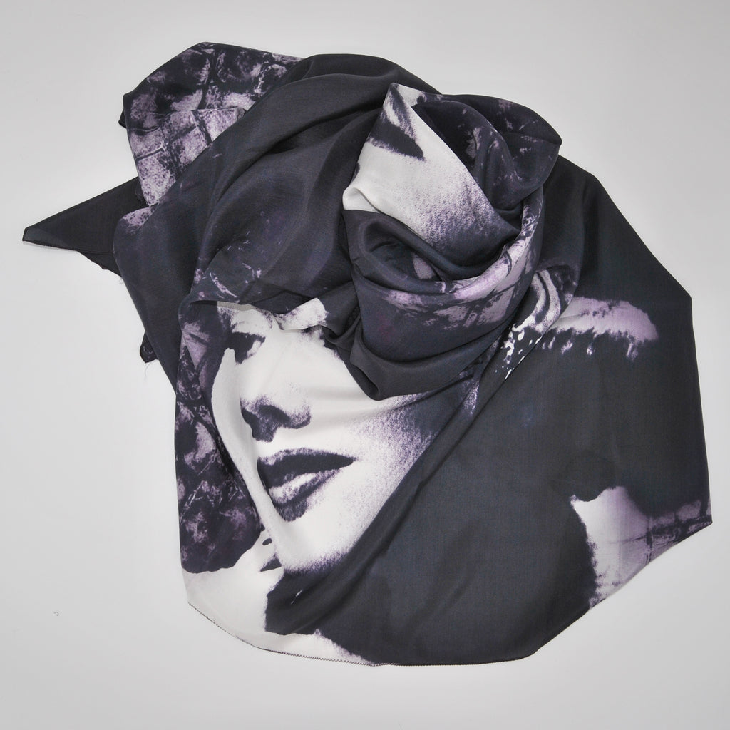 foulard in seta Marlene Dietrich