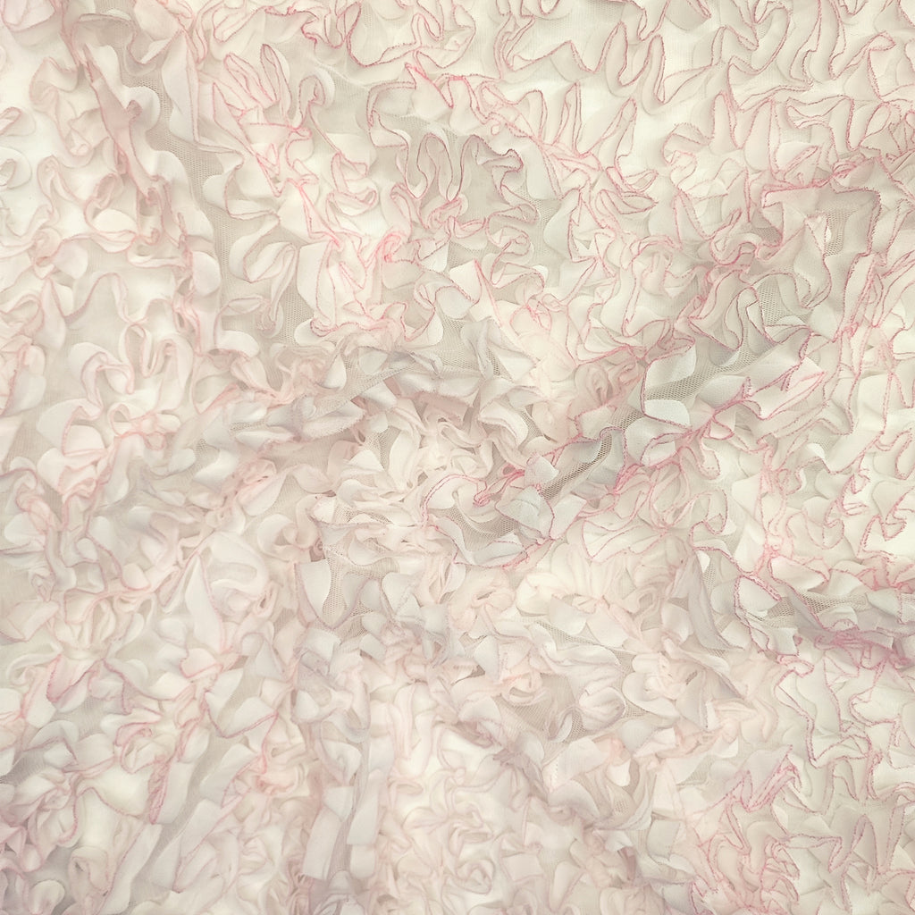 tulle elasticizzato / onda bianca