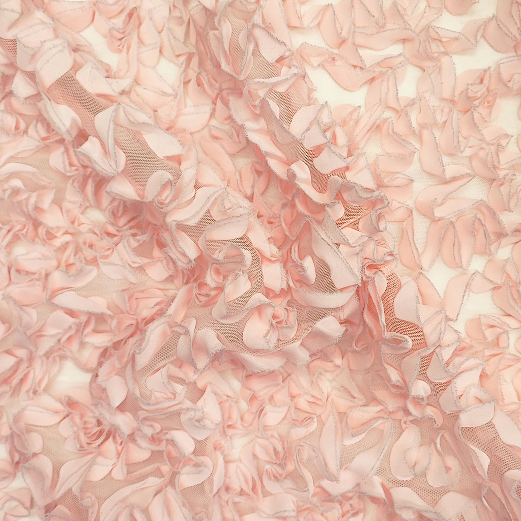 tulle elasticizzato / onda rosa