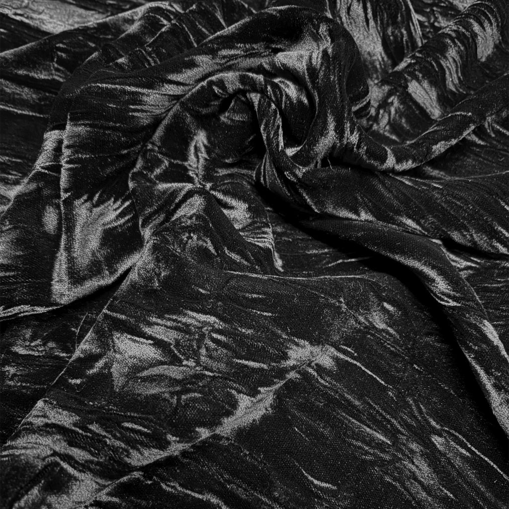 velluto froissè / nero