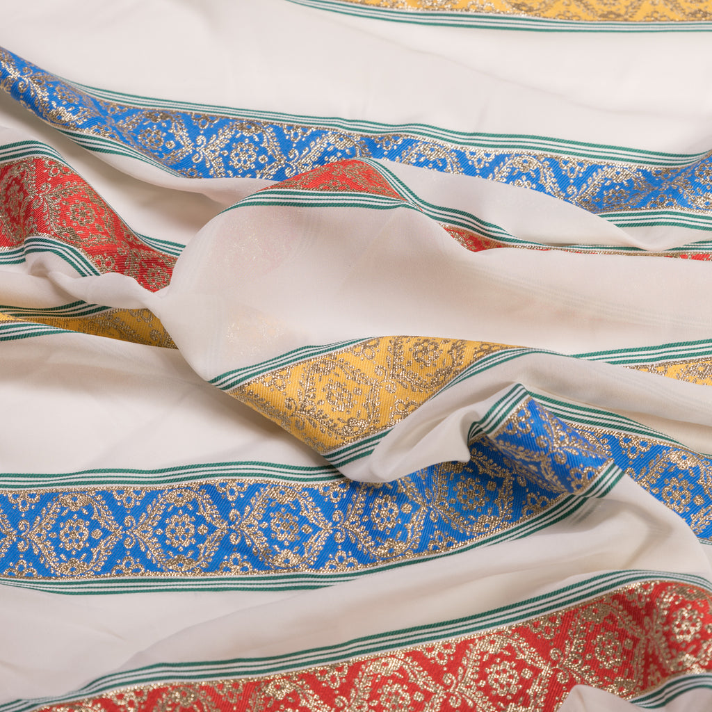 patterned Italian silk / design 89