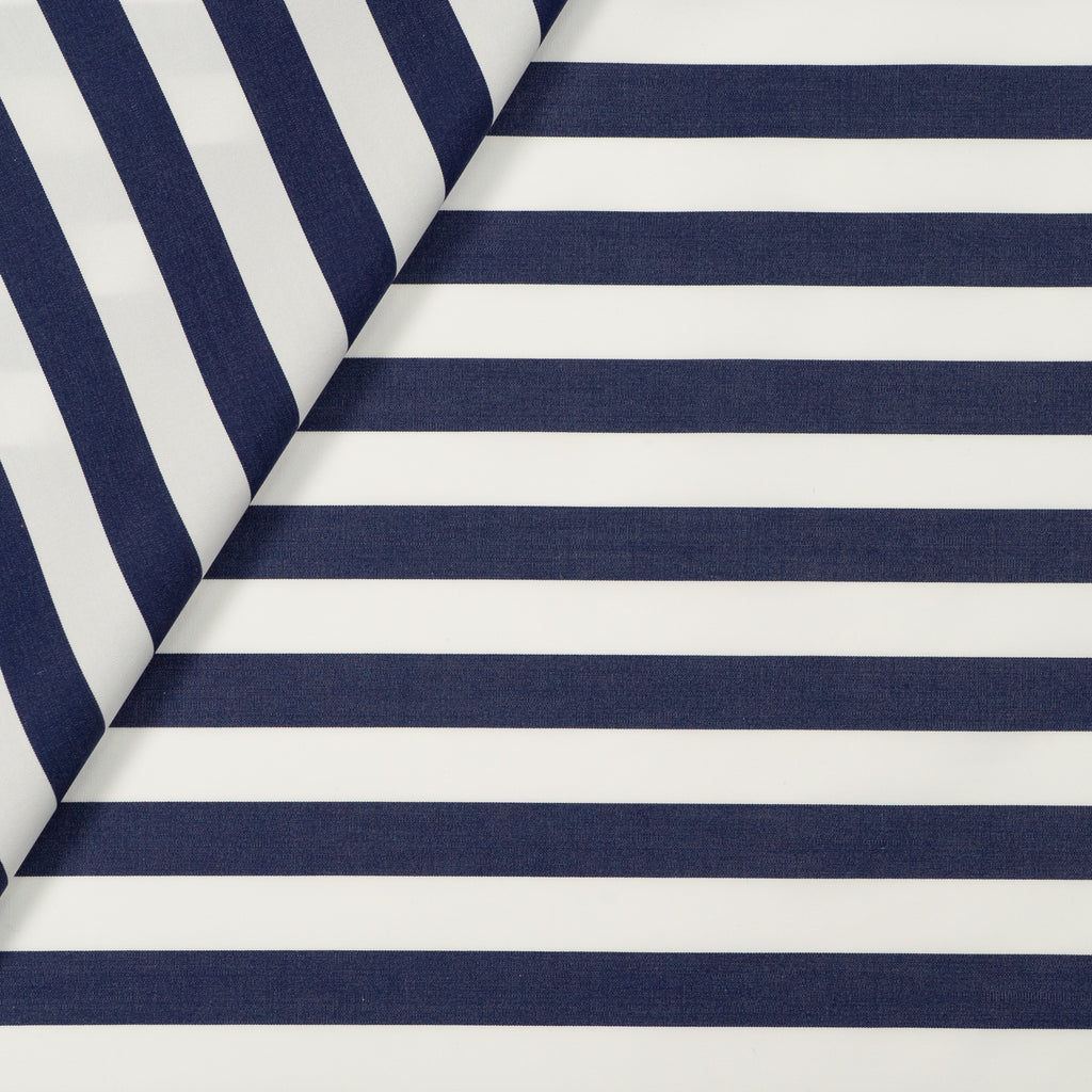 Striped cotton poplin / pattern 17