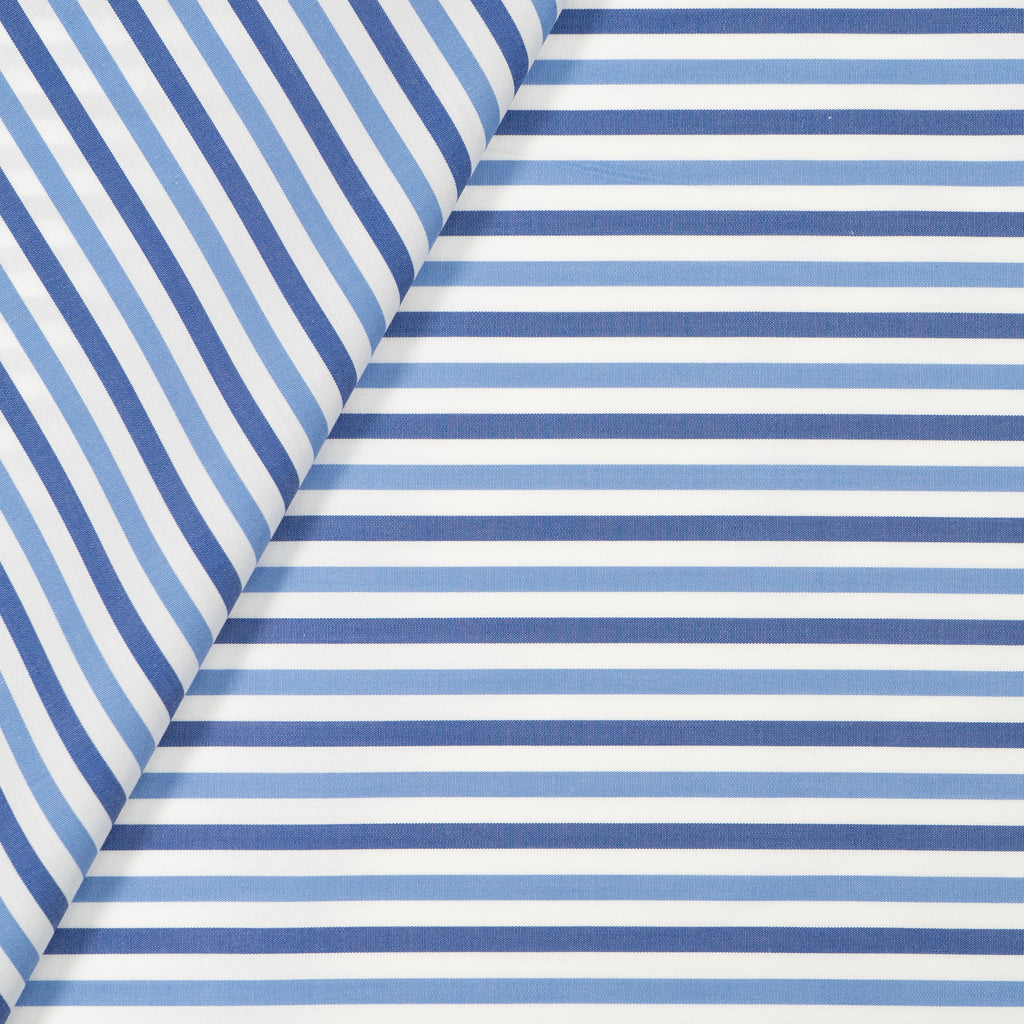 striped cotton poplin / design 18 