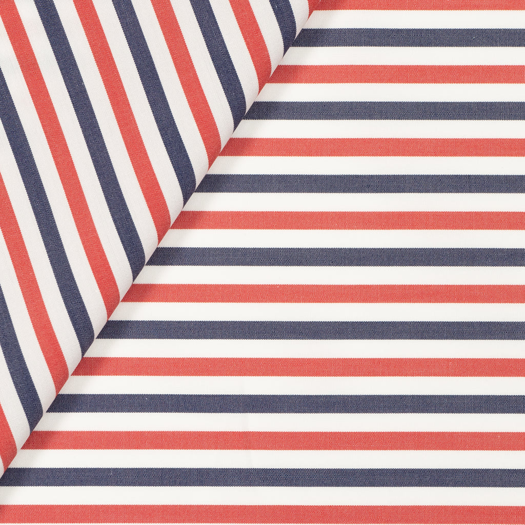 striped cotton poplin / design 22