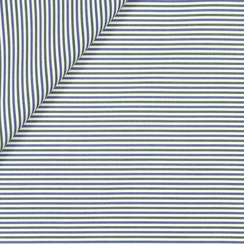 striped cotton poplin / design 24