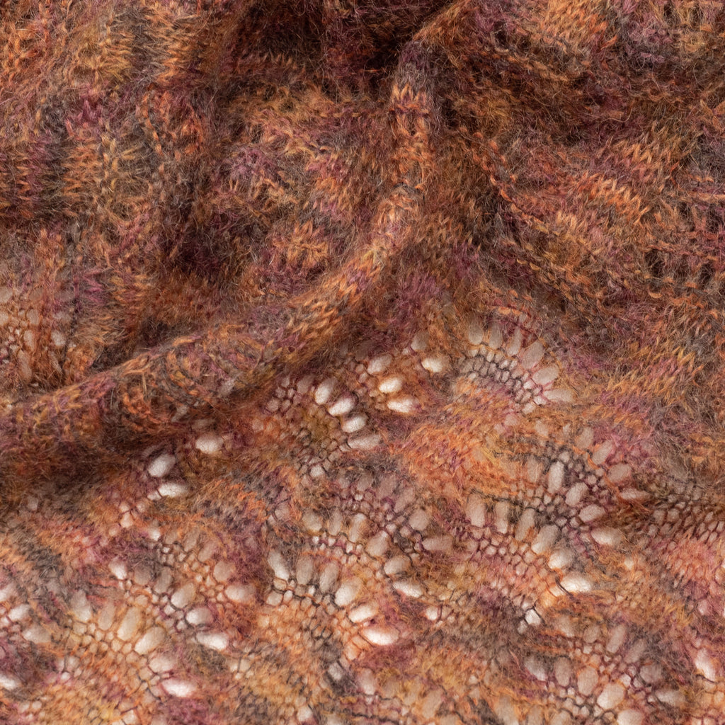patterned tricot mohair wool / design 2 