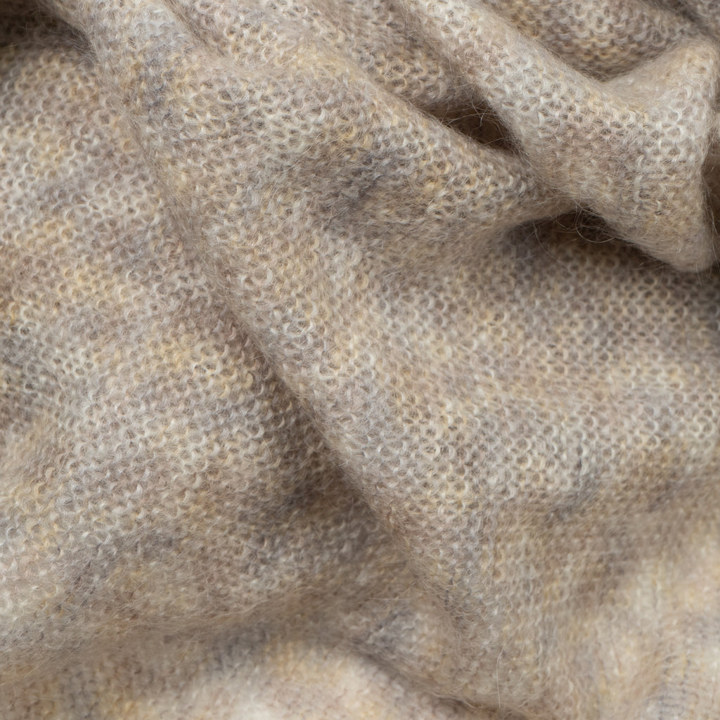 patterned tricot mohair wool / design 4 