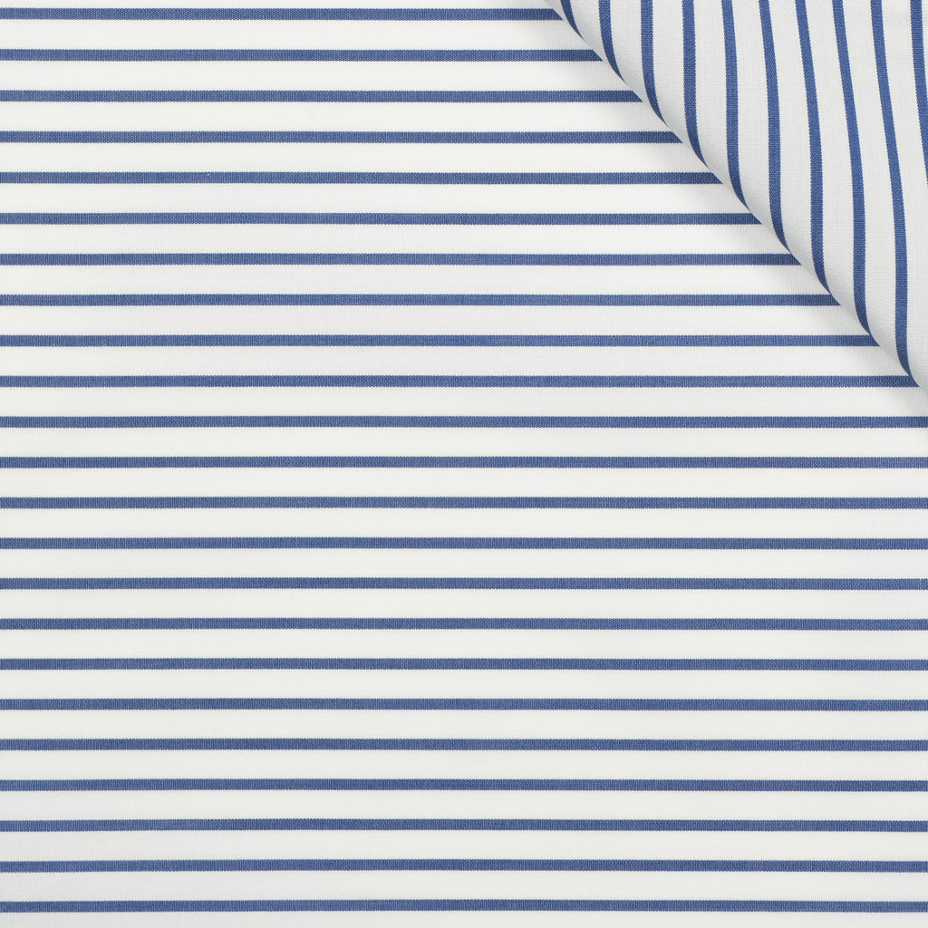 striped cotton poplin / design 27 