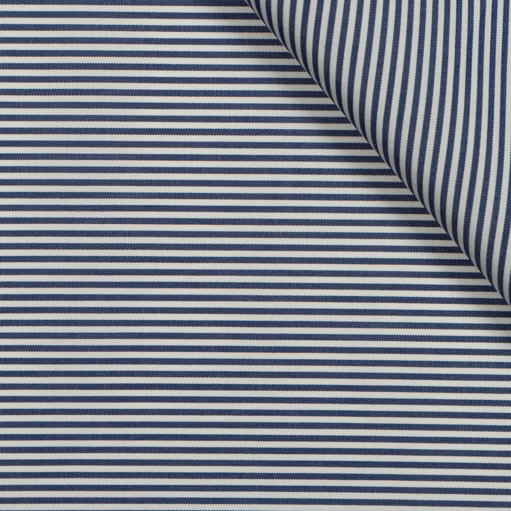 striped cotton poplin / design 12 