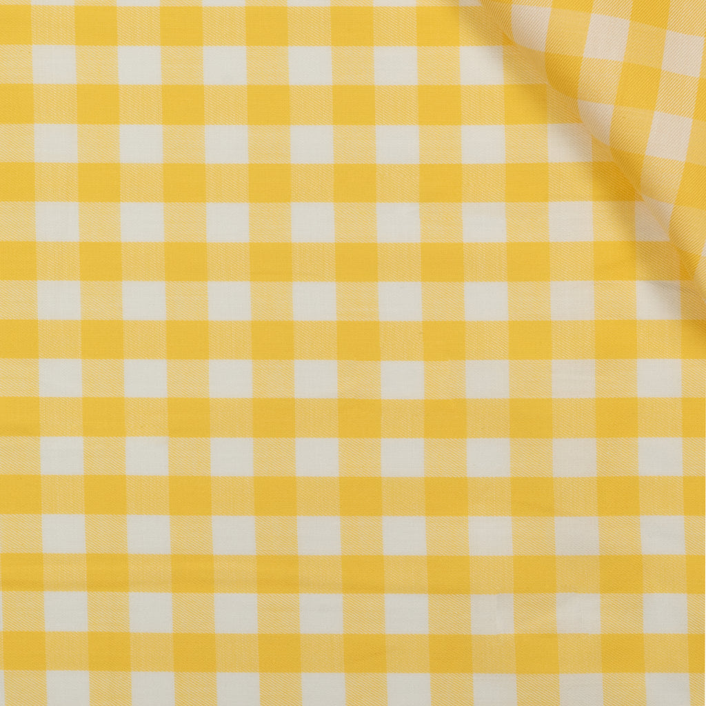 checked patterned cotton twill / design 1
