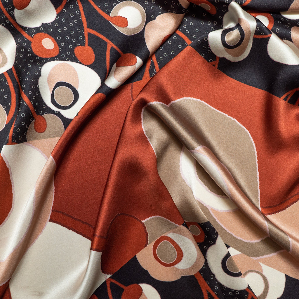 patterned Italian silk / design 40 