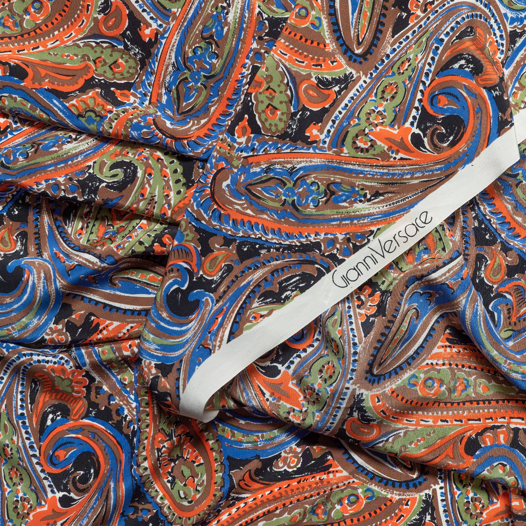 patterned Italian silk / design 48 