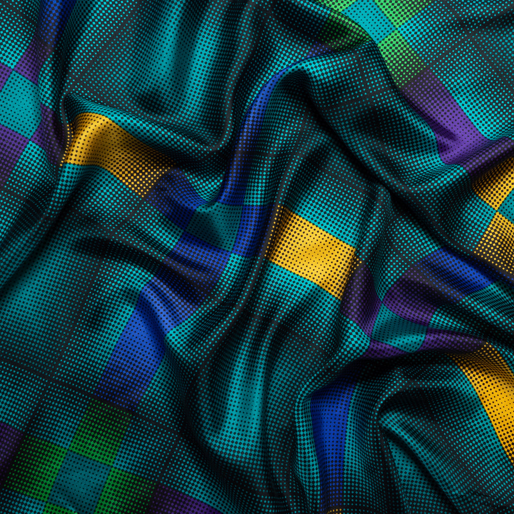 patterned Italian silk / design 53 