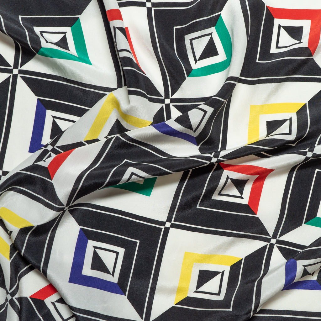 patterned Italian silk / design 73 