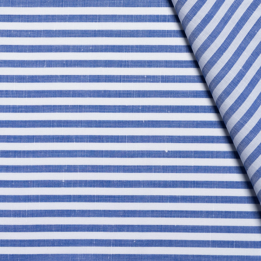 striped linen shirt fabric / design 1 