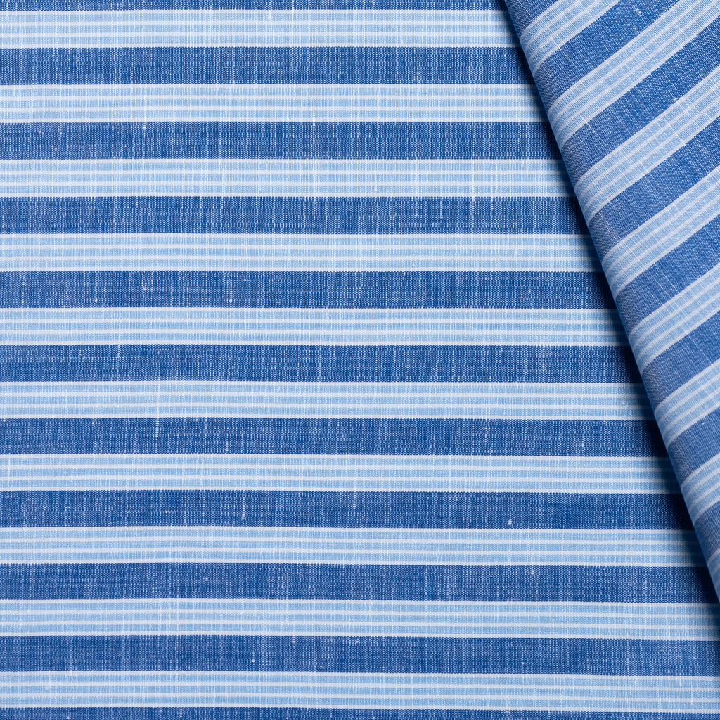 Striped linen shirt fabric / design 5