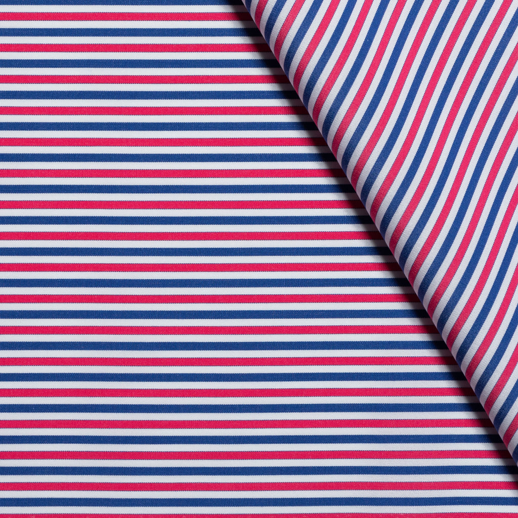 striped cotton poplin / design 19 