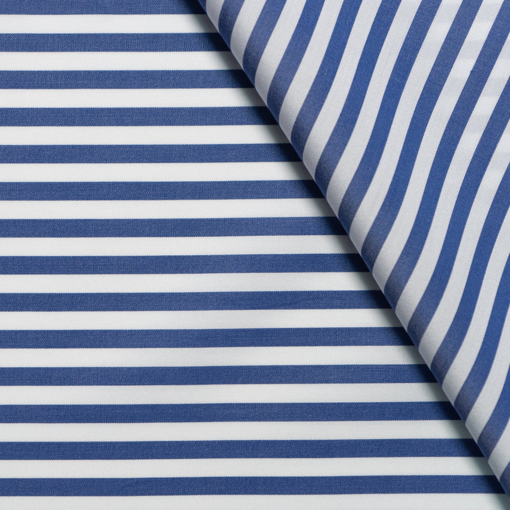 Striped cotton poplin / design 21 