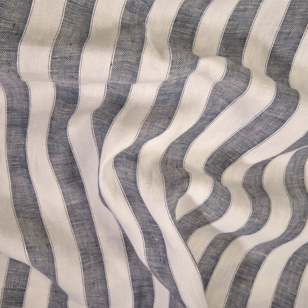 striped linen for curtains / color 1